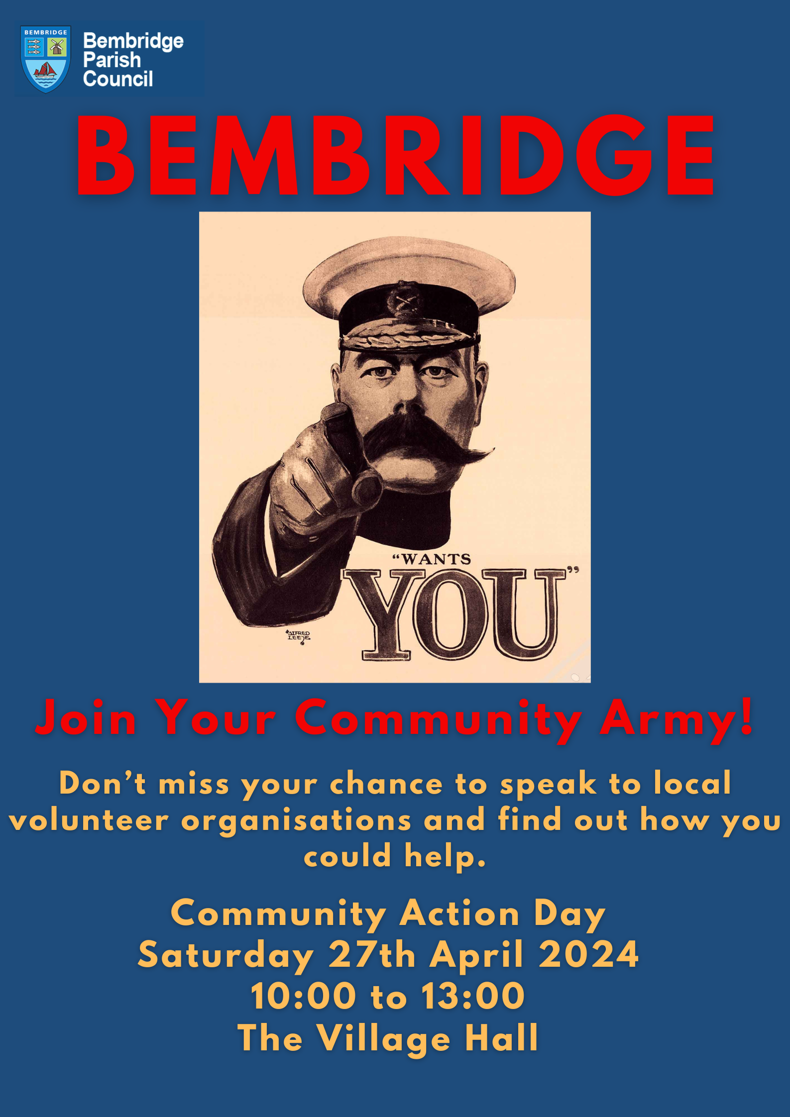 Mark Rochell Councillor Community Action Day - 27th April 2024 - Bembridge Parish Council